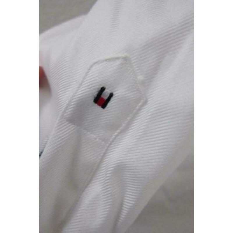 Tommy Hilfiger blouse overhemd fitted wit nieuwstaat 43
