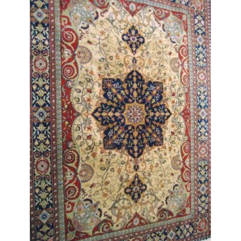Prachtige Perzisch handgeknoopt tapijt (Tabriz) 255x350 cm