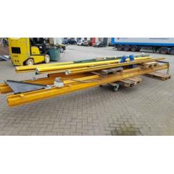 Kraanbaan bovenloopkraan Abus 1000 Kg. 7 meter