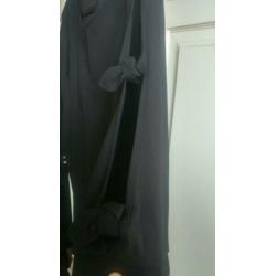 Prachtige diepzwarte River Island jurk/tuniek 52