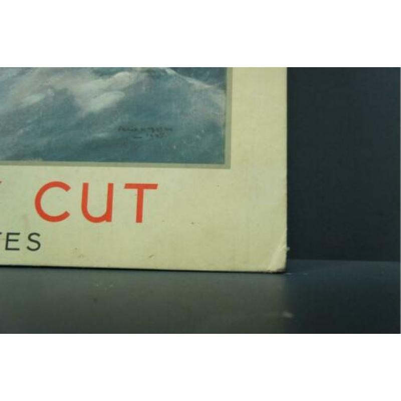 Player's navy cut tobacco & cigarettes bord karton vintage