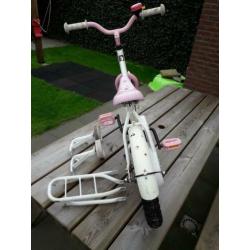 Kinderfiets meisjesfiets 14 inch met zijwielen