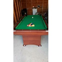6 ft pooltafel inklapbaar