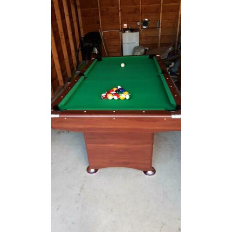 6 ft pooltafel inklapbaar