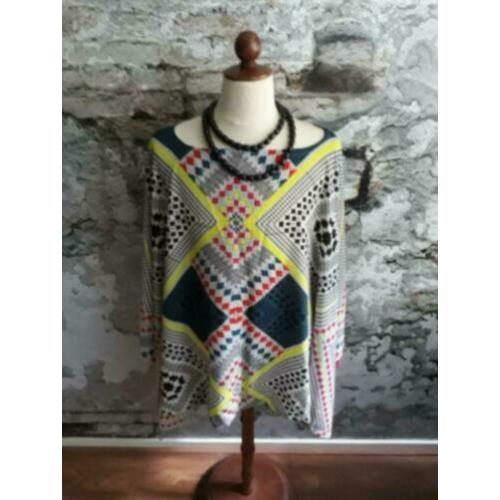 NIEUW!!! Unieke soepel draagbare en kleurrijke cape onesize