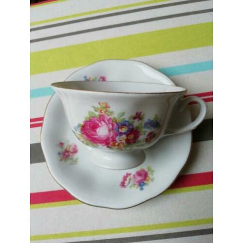 Kop en schotel vintage