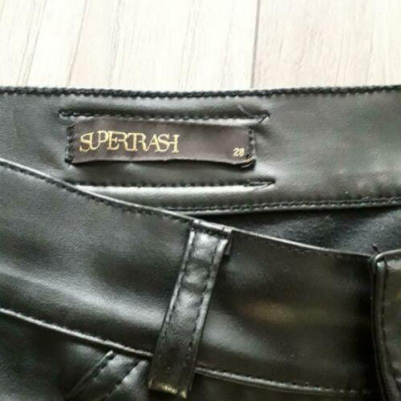 Supertrash leren broek 28