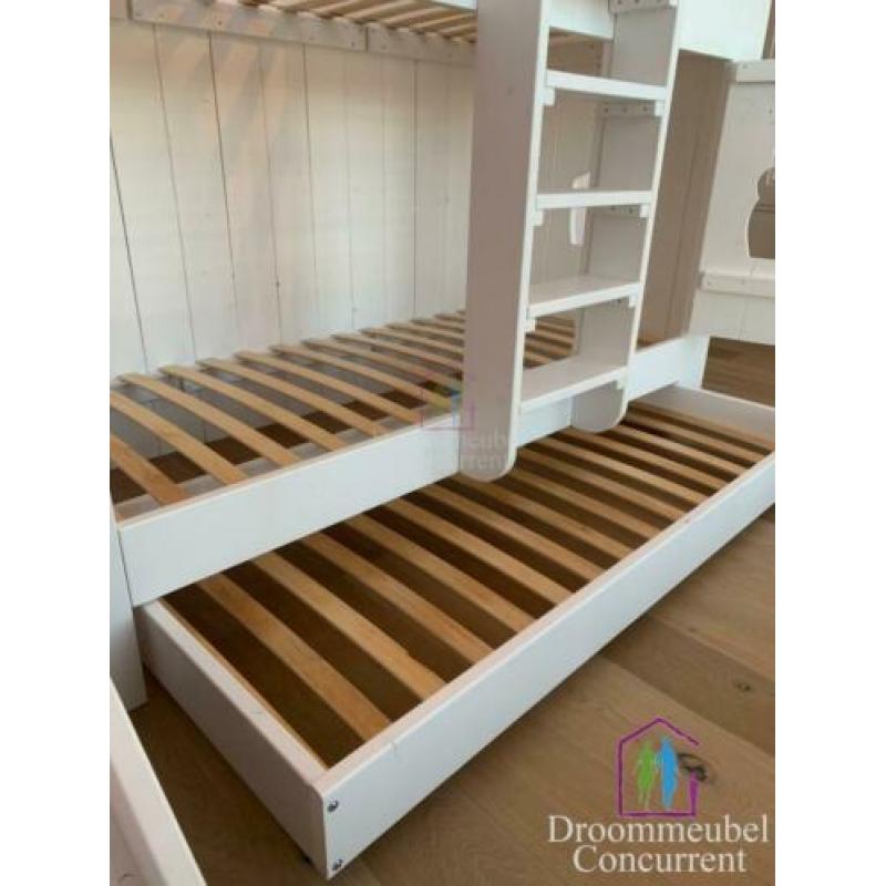 Bedhuisje Boomhutbed Steigerhout Aladdin GRATIS MONTAGE!
