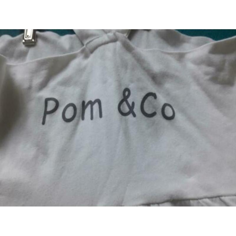 Pom Pom jurk / overgooier maat 122-128 Merk kleding