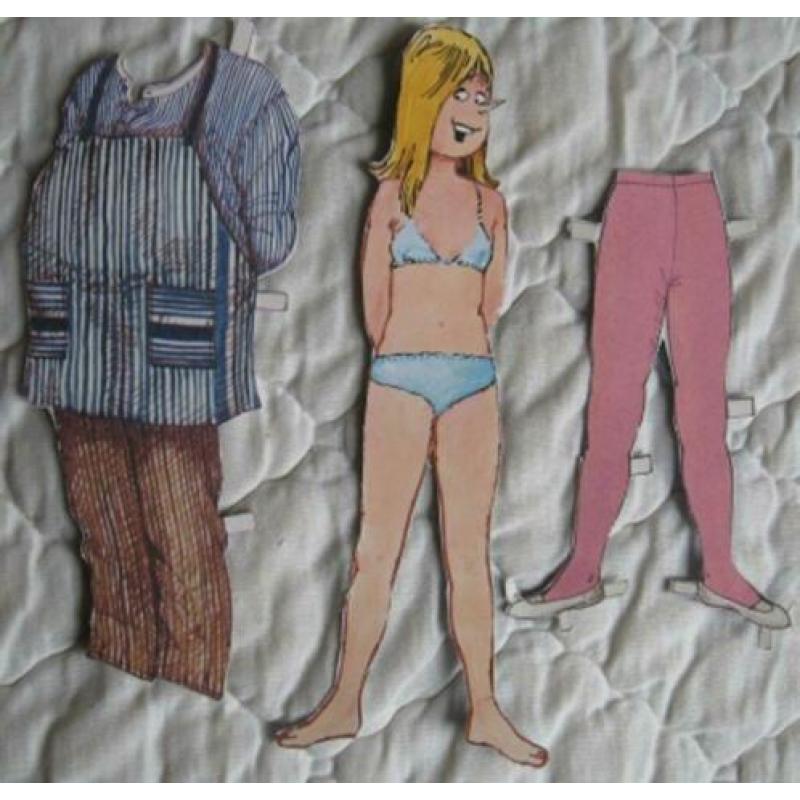 Jan, Jans en de kinderen - Papieren aankleedpoppen + kleding