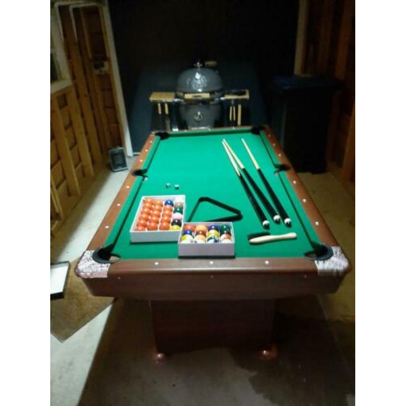 6 ft pooltafel inklapbaar