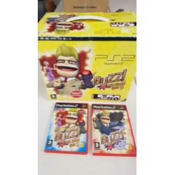 Playstation 2 Buzz set compleet in doos