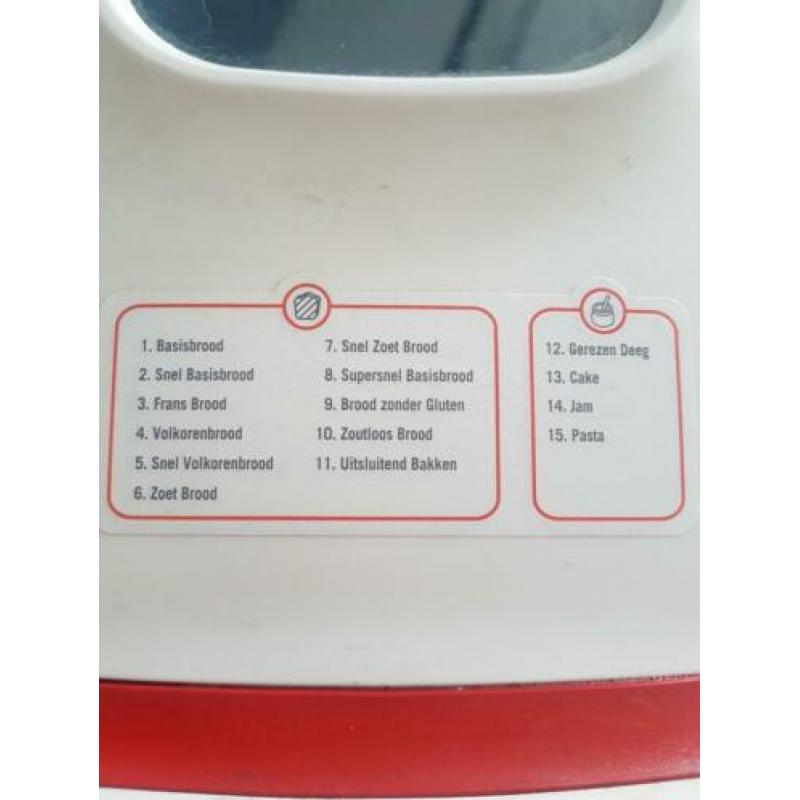 Broodbakmachine moulinex