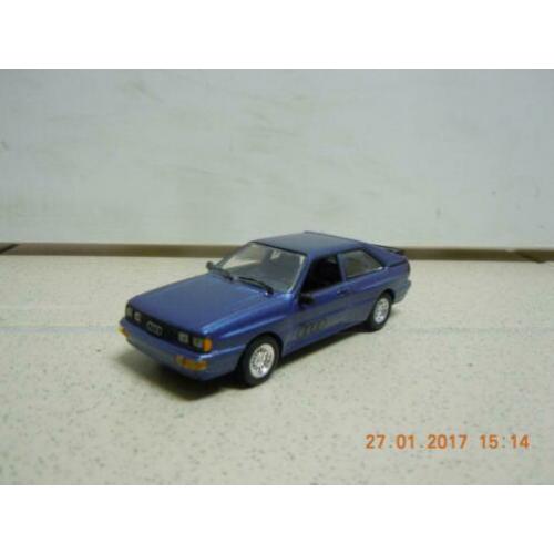 Audi quattro 1982 coupe. Model van het merk detail cars.