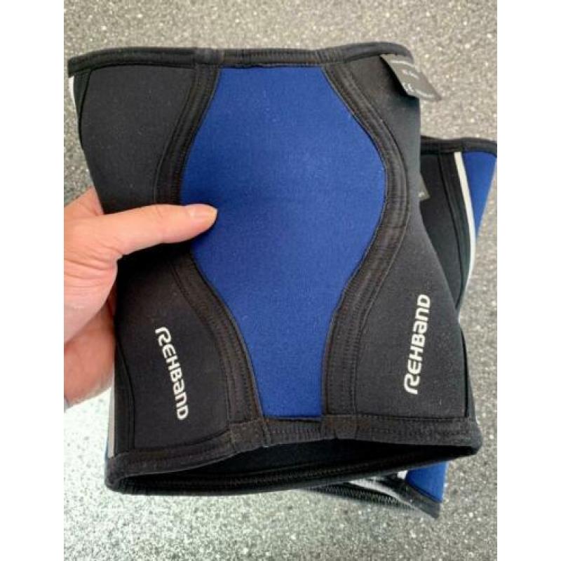 2x Rehband RX Knee sleeve 5MM - XL (Navy)
