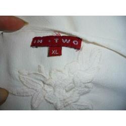 mooie blouse merk in two creme xl