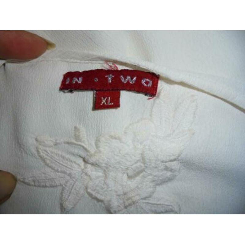 mooie blouse merk in two creme xl