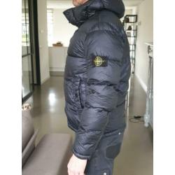 stone island winterjas . gevoerd met dons.XL.Donkerblauw