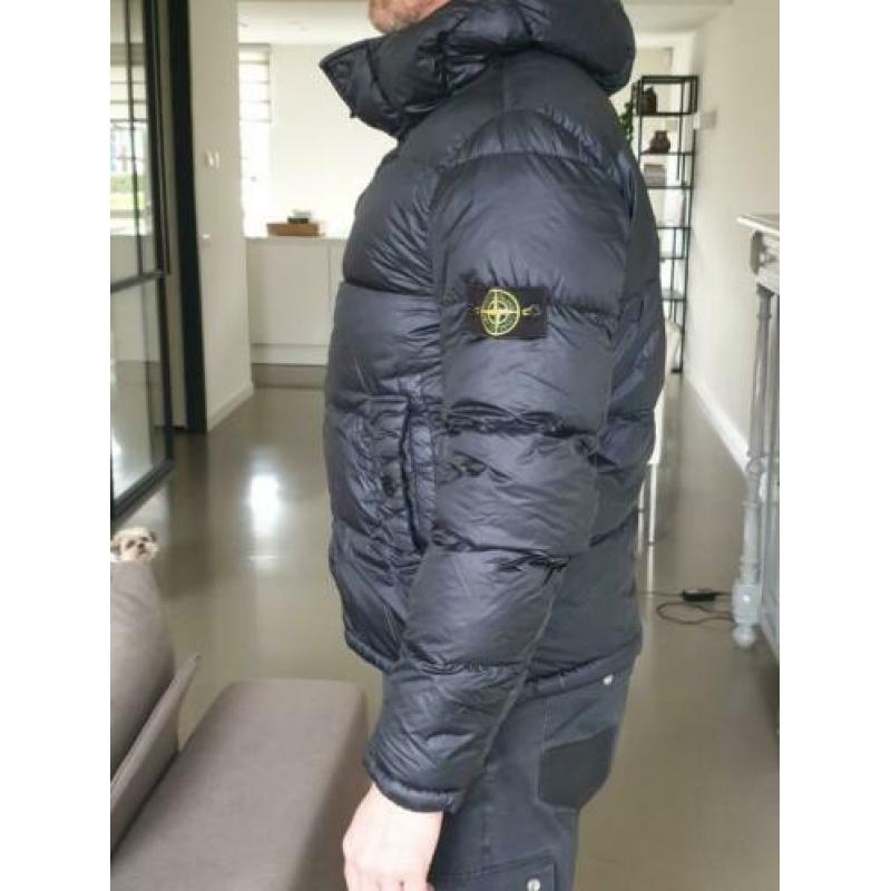 stone island winterjas . gevoerd met dons.XL.Donkerblauw
