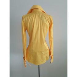 Pulls blouse, okergeel, nieuw met labels, maat 36