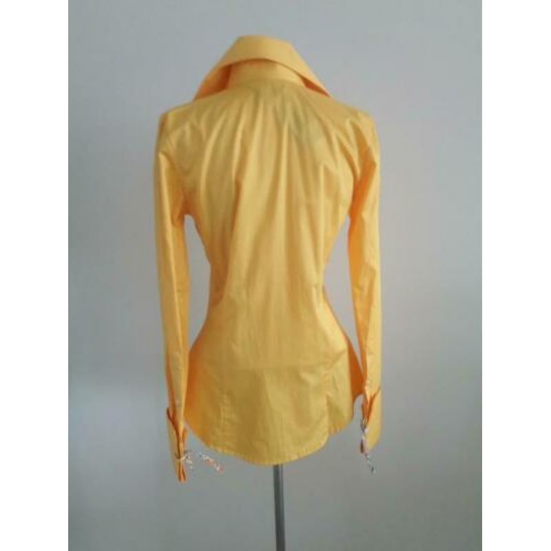 Pulls blouse, okergeel, nieuw met labels, maat 36
