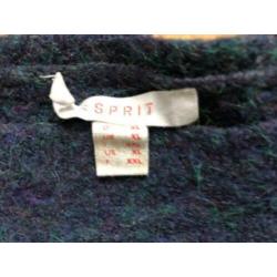 Trui wol donkerblauw van Esprit zeer goede staat mt 42/L