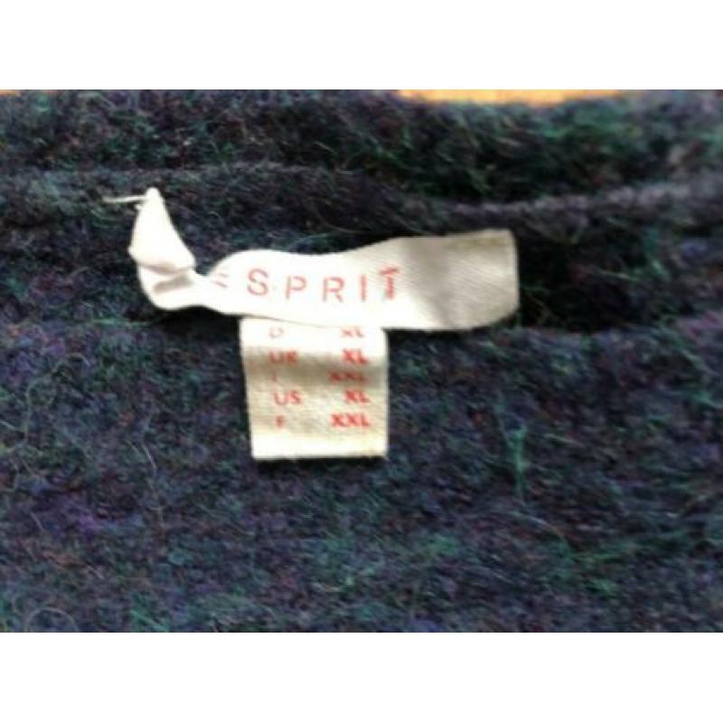 Trui wol donkerblauw van Esprit zeer goede staat mt 42/L