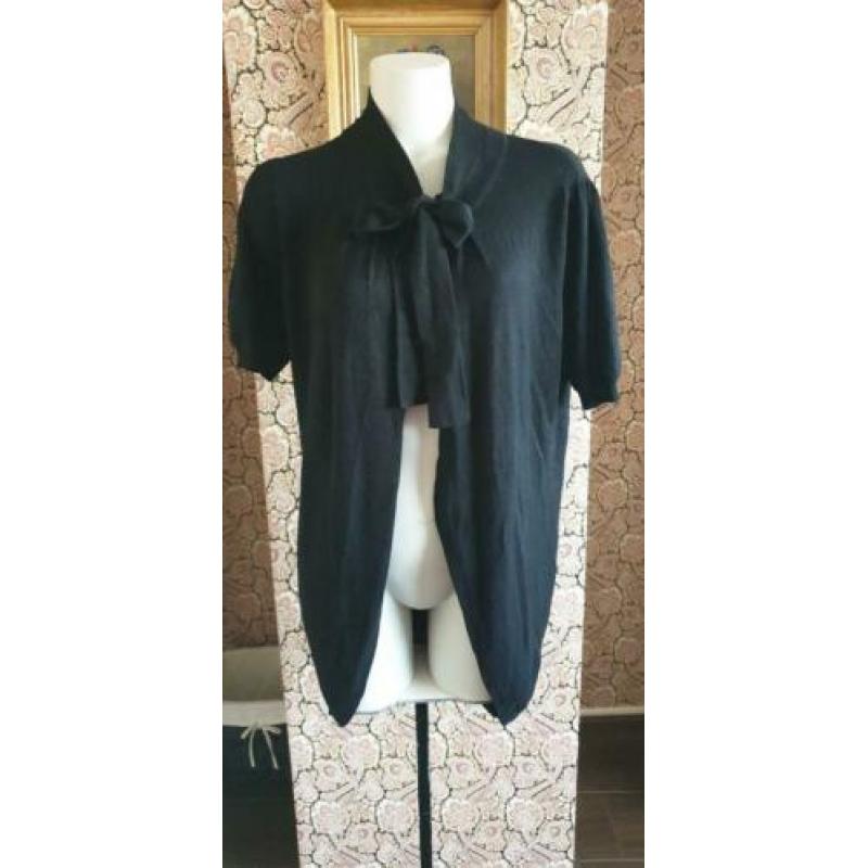 ZGAN prachtig lang zwarte YAYA vest mt L 42/44, vestje zwart