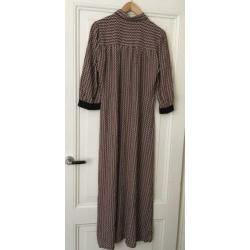 NIEUW: Selected Femme Retro Fifties Jurk Lang Print Maat M