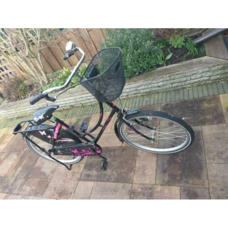 Meisjes fiets 24 inch, leeftijd 7-11 jaar