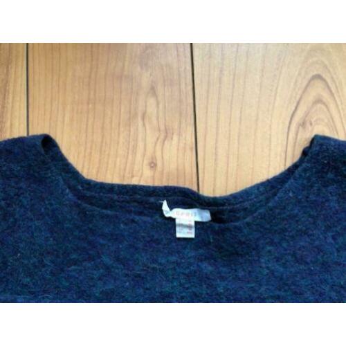 Trui wol donkerblauw van Esprit zeer goede staat mt 42/L