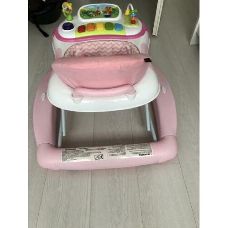 Baby Loopstoel, roze