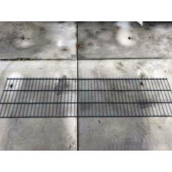Dubbelstaafsmat 100m 6x5x6 Zwart RAL 9005 Hekwerk 63cm hoog