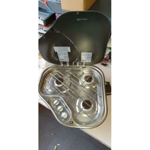 3 pits Dometic EK 2000 inbouwkookplaat