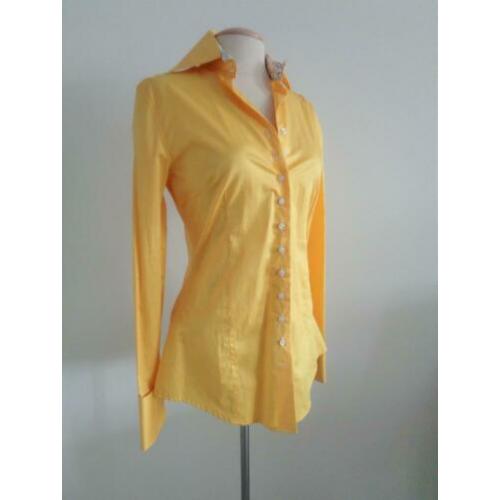 Pulls blouse, okergeel, nieuw met labels, maat 36
