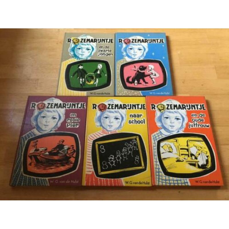 5 kinderboeken Rozemarijntje van W.G. van de Hulst (setprijs