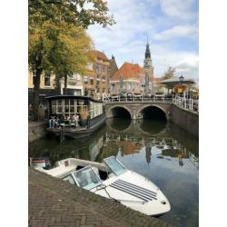 INVADER 170 YAMAHA 75PK met kantel trailer.