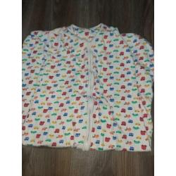 4 slaapzakken maat 90 cm/110
