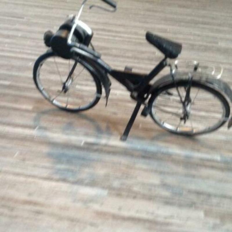 Miniatuur solex zwart zelfbouw , 2 maten verkrijgbaar