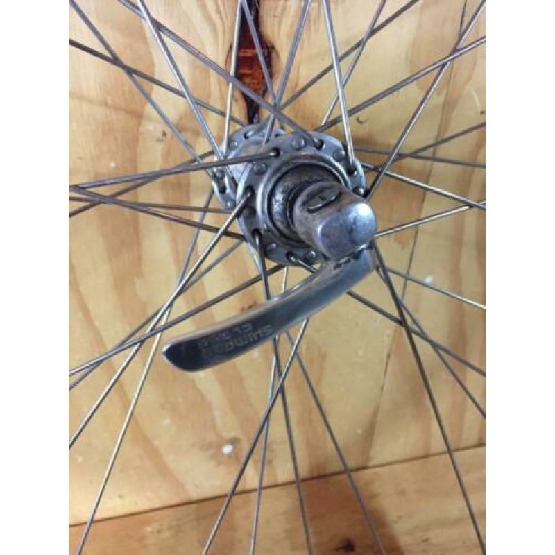 Retro 28” voorwiel Shimano 105 racefiets