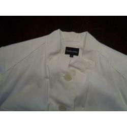 CLAUDIA STRATER military look witte blazer