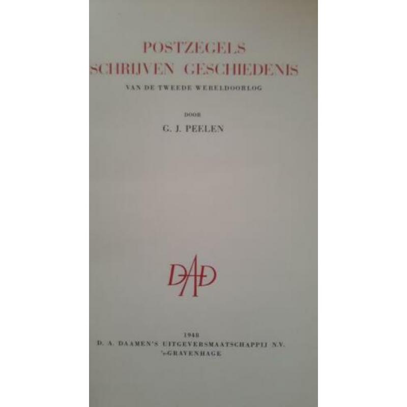 Postzegels schrijven geschiedenis - G.J. Peelen