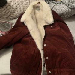 Jas met bond voering (bordeaux)