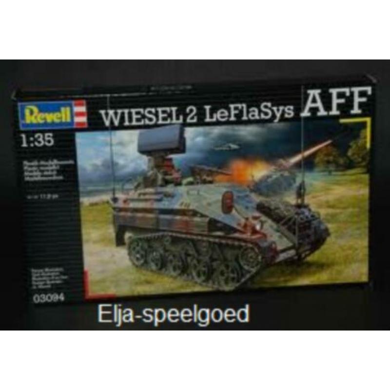 NIEUW Revell 1:35 WIESEL 2 Le FlaSys AFF Tank 3094 modelbouw