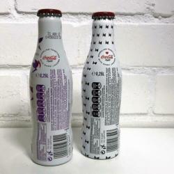 2 volle flesjes Coca Cola Light met design van Marc Jacobs