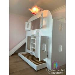 Bedhuisje Boomhutbed Steigerhout Aladdin GRATIS MONTAGE!