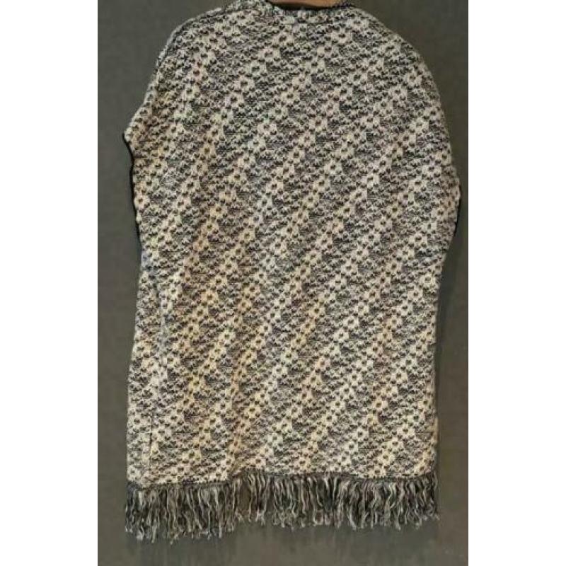 Saint Tropez zwart wit mouwloos vest maat M