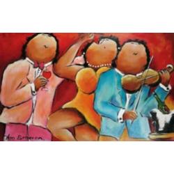 Collectie Theo Broeren acryl op doek- 50% op grafisch werk