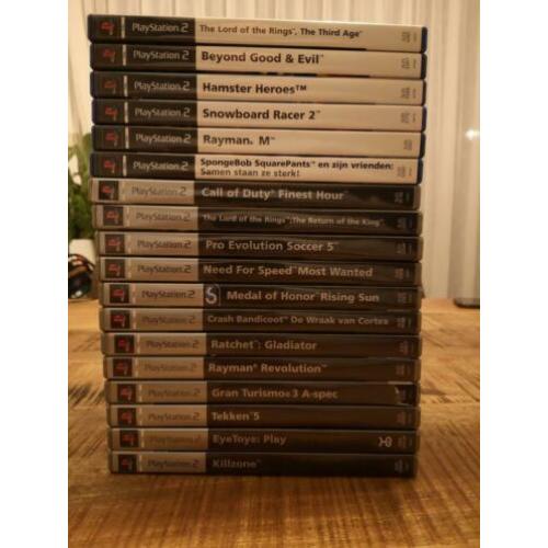 16x Playstation 2 Ps2 games