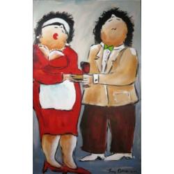 Collectie Theo Broeren acryl op doek- 50% op grafisch werk
